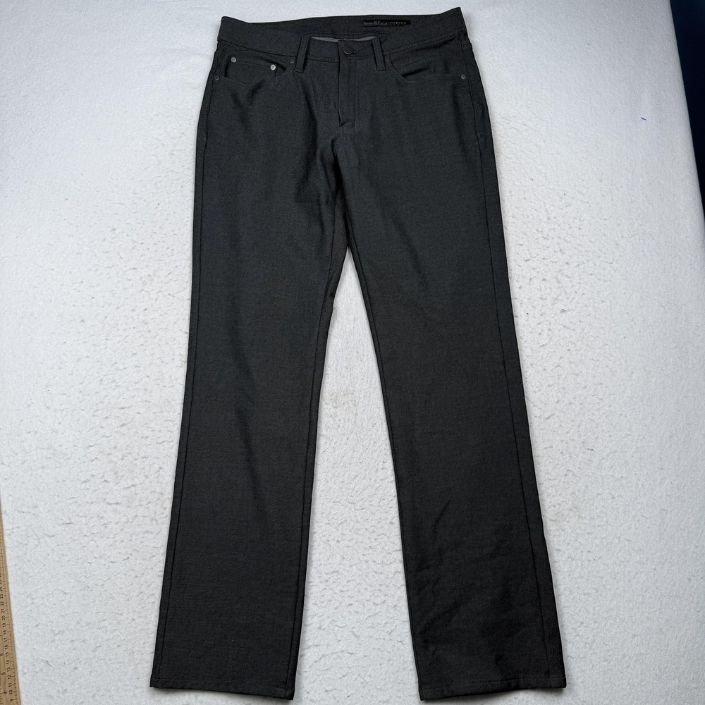 J. Hilburn Pants Mens 34x33 Gray Ponte Stretch 5 Pocket Business Casual Office